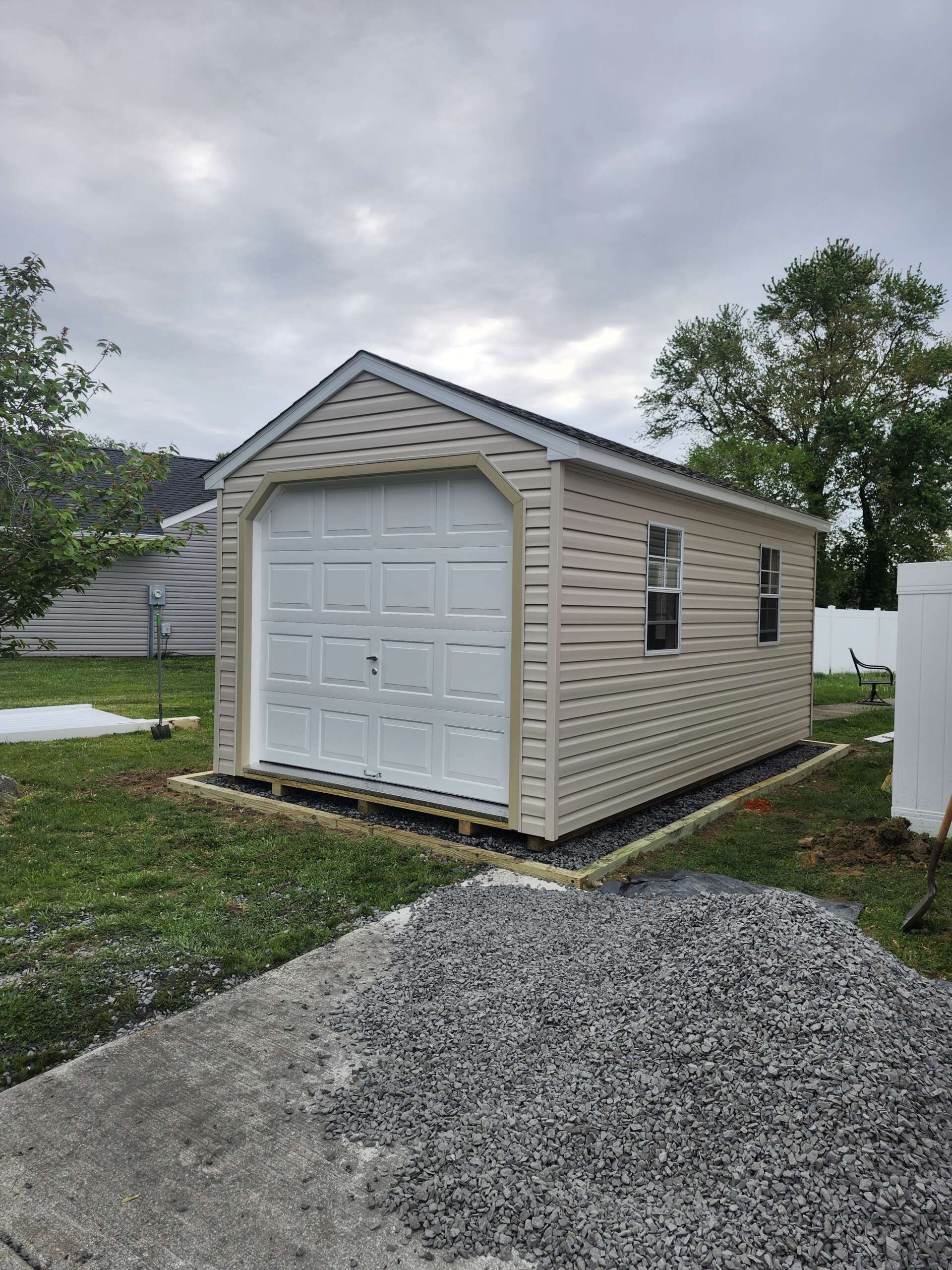 Vinyl 10x20 Garage